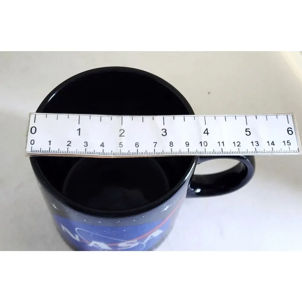 Mug/Cup-NASA-Black-NASA Logo-Large-Holds 2 Cups - Picture 8 of 10